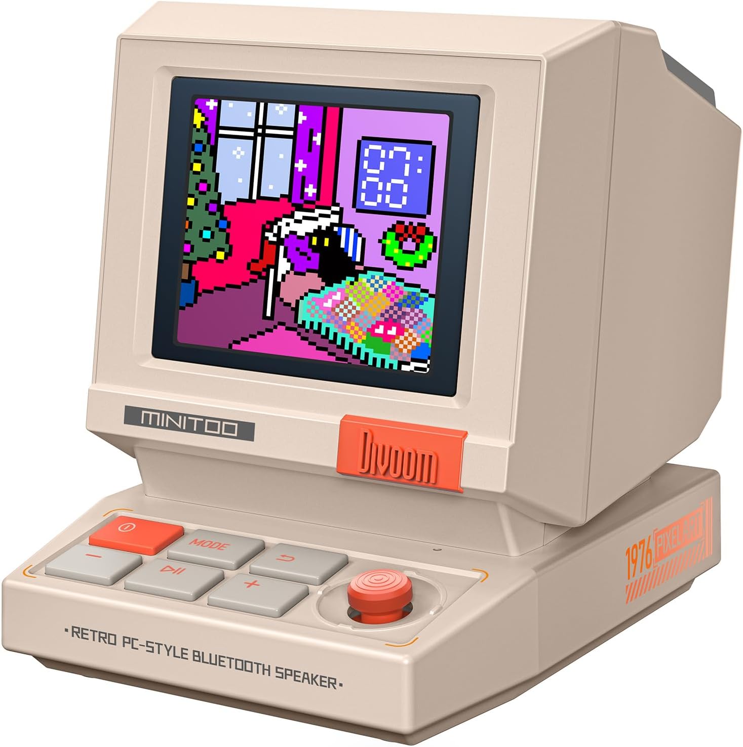 Retro PC-Style Mini Speaker wi - огляд і ціна Speaker Desk Setup