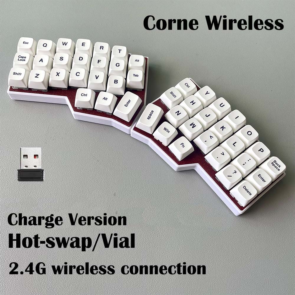 CORNE V4 2.4G Wireless Split E - огляд і ціна Desk Setup Programmer