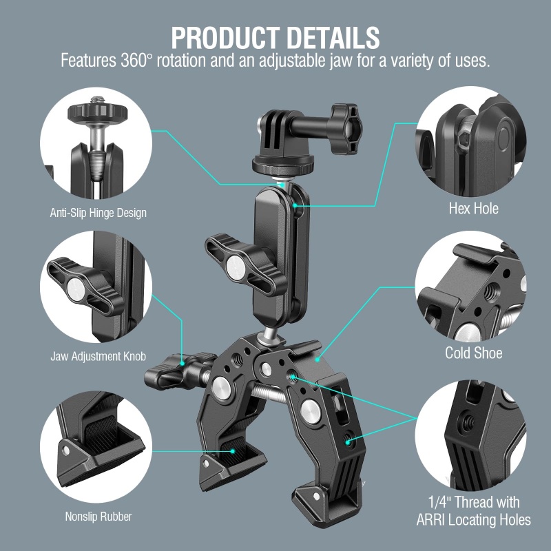 Universal Aluminum Super Clamp - огляд і ціна Monitor Arm Clamp