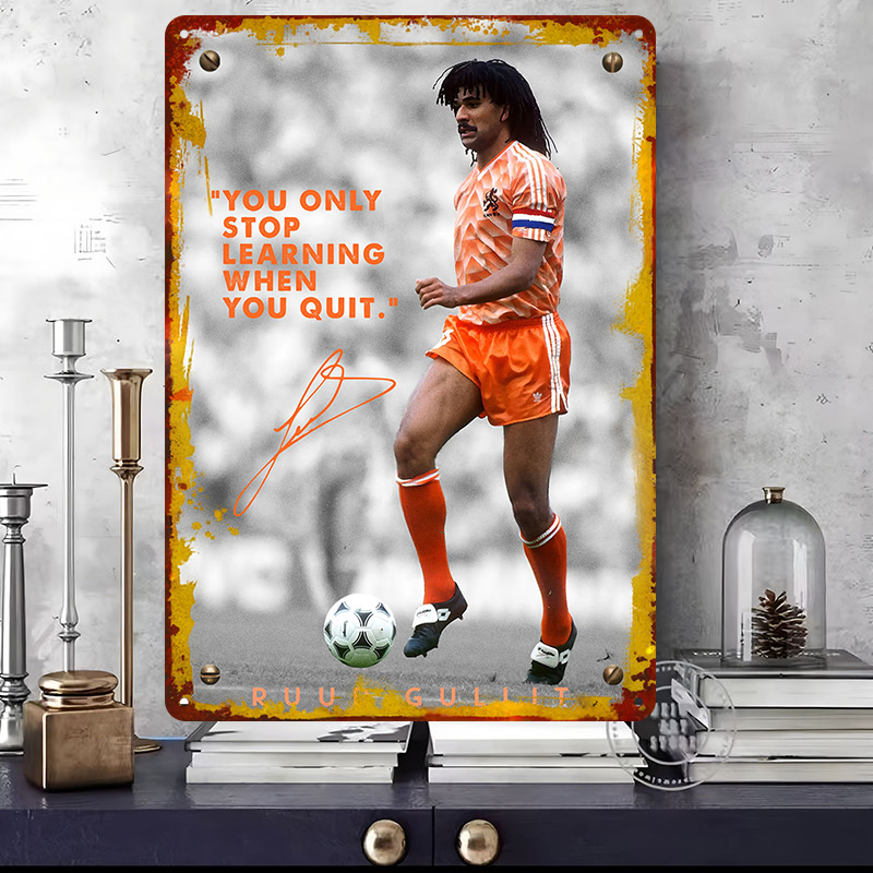 Ruud Gullit Football Player Wa - огляд і ціна Desk Setup Art