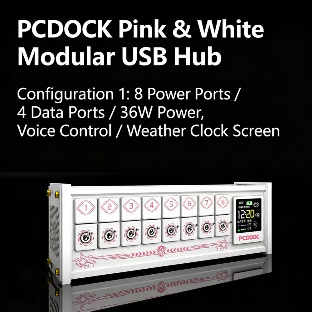 PCDOCK Block USB Desktop Power - огляд і ціна Desk Setup Laptop