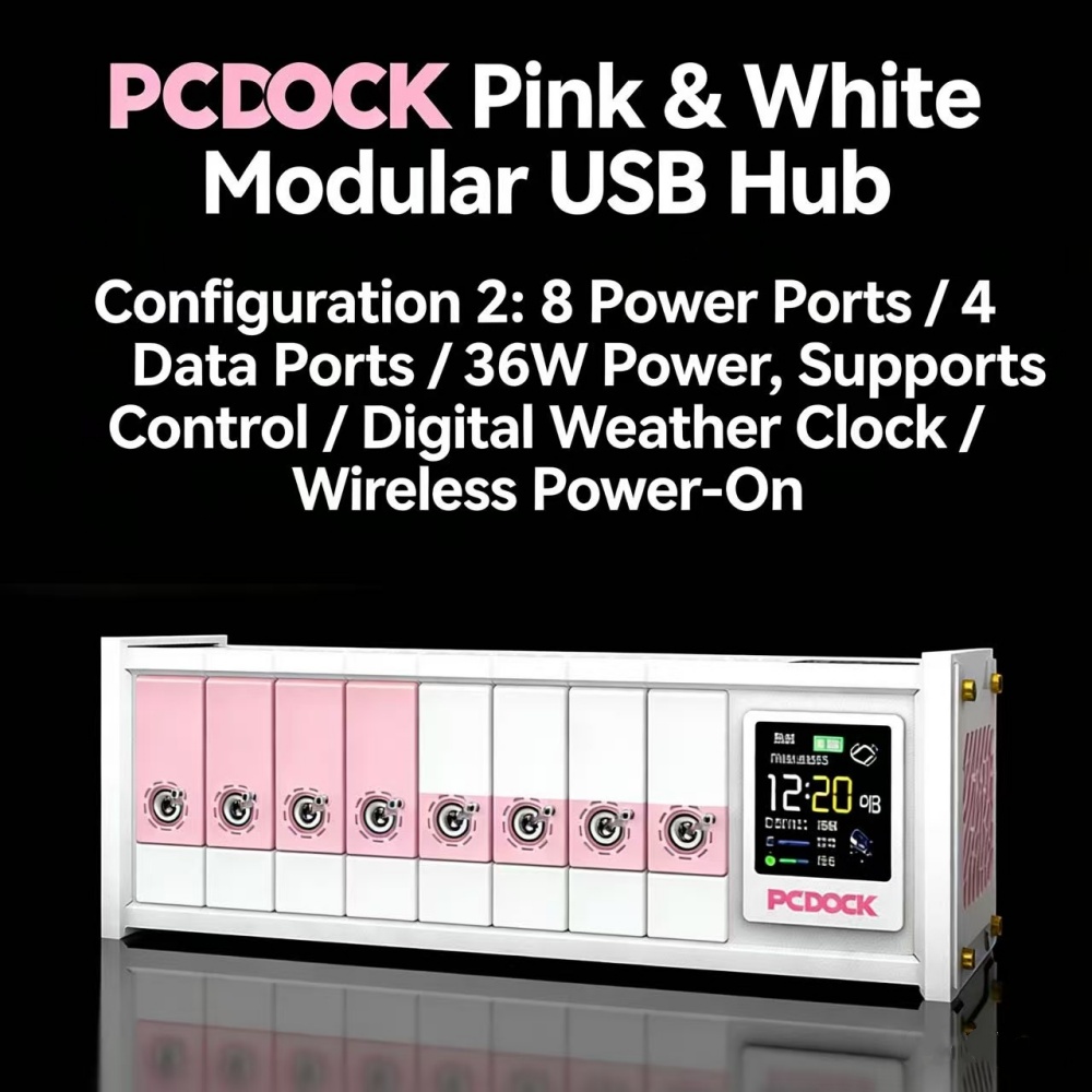 PCDOCK Block USB Desktop Power - огляд і ціна Desk Setup Laptop