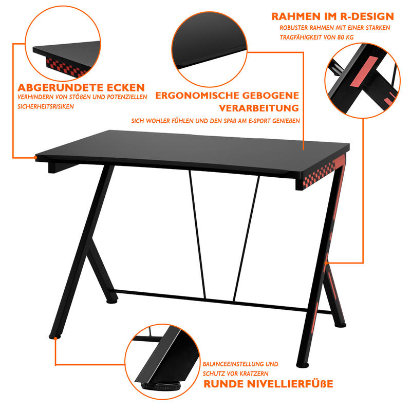 Modern Ergonomic Computer Desk - огляд і ціна Desk Setup Small