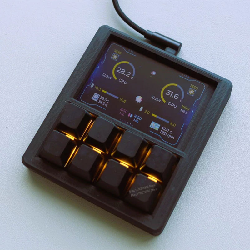 DIY Quick Keyboard Desktop Con - огляд і ціна Desk Setup Programmer