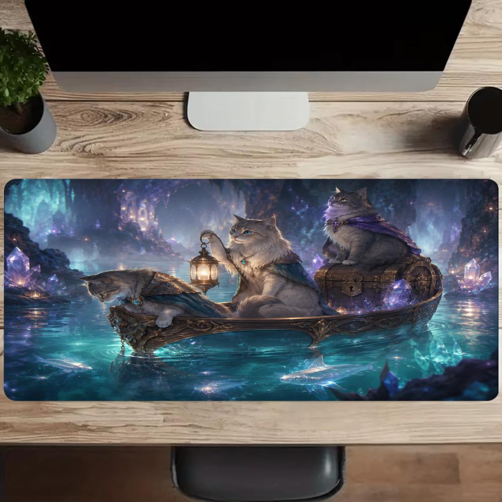 Cats Mouse Pad Anti-slip Desk  - огляд і ціна Desk Setup Bedroom