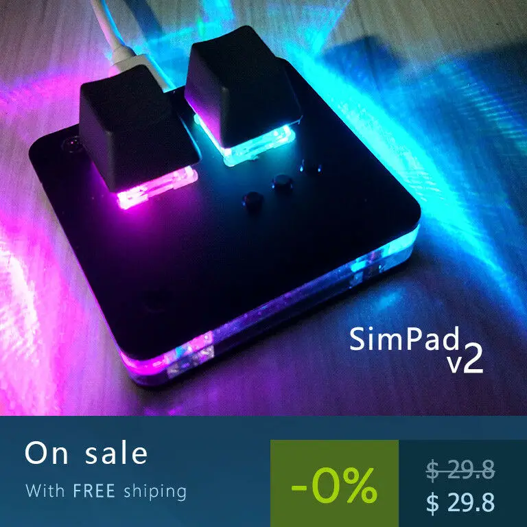 SimPad OSU Mini Keyboard Touch - огляд і ціна Desk Setup Programmer