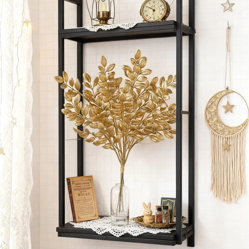 10Pcs Artificial Plants Golden - огляд і ціна Desk Setup Plants