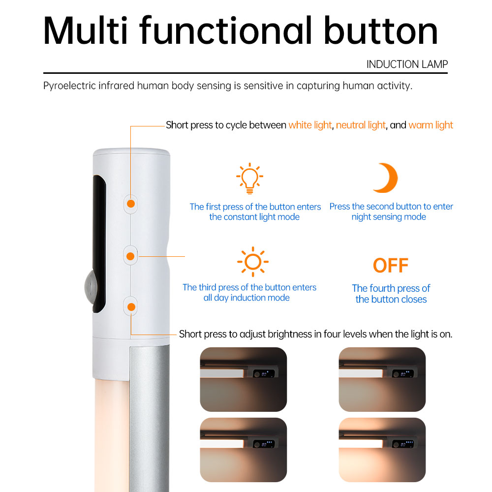 Motion Sensor Light Night Ligh - огляд і ціна Desk Setup Led Strip