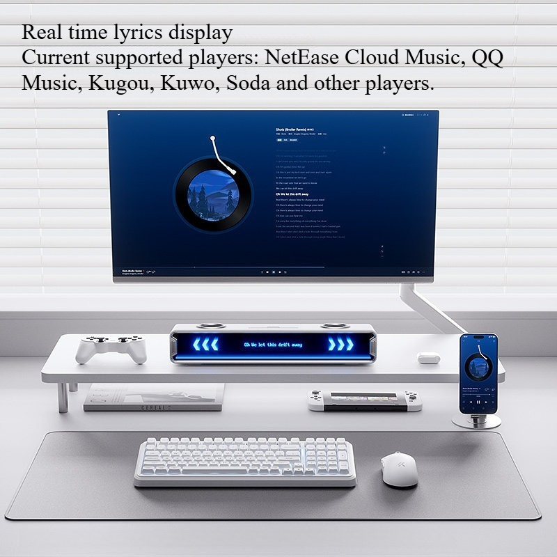 K20 GT Full Screen Subtitle Sp - огляд і ціна Speaker Desk Setup
