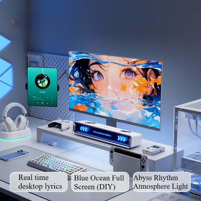 K20 GT Full Screen Subtitle Sp - огляд і ціна Speaker Desk Setup