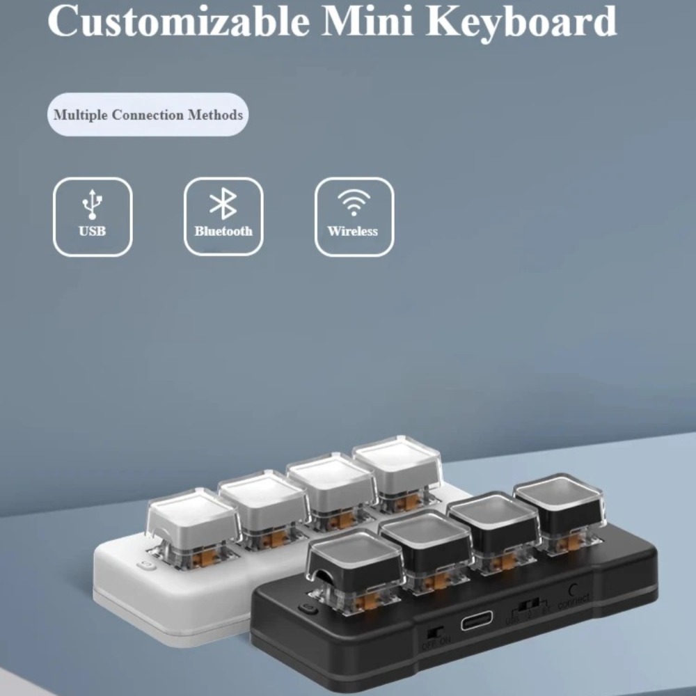 MK424Pro 4-Key Wireles Mini Ke - огляд і ціна Desk Setup Programmer