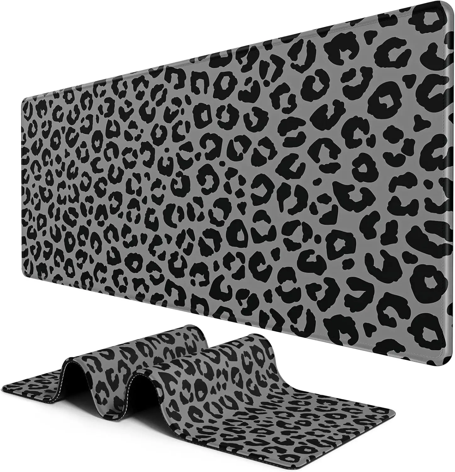 Stylish Grey Black Leopard Pri - огляд і ціна Desk Setup Grey