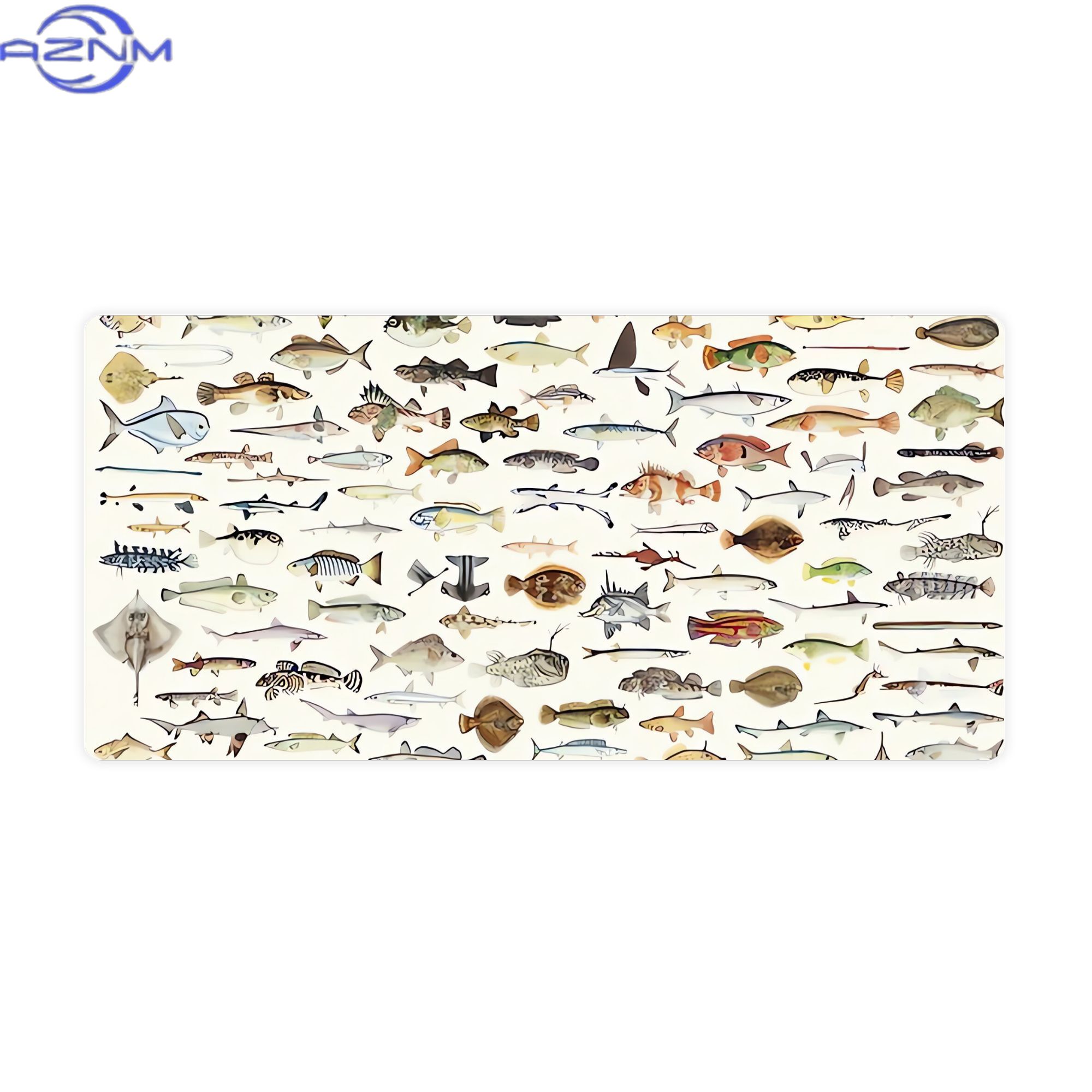 Fish Desk Mat for Mood Lightin - огляд і ціна Desk Setup Bedroom