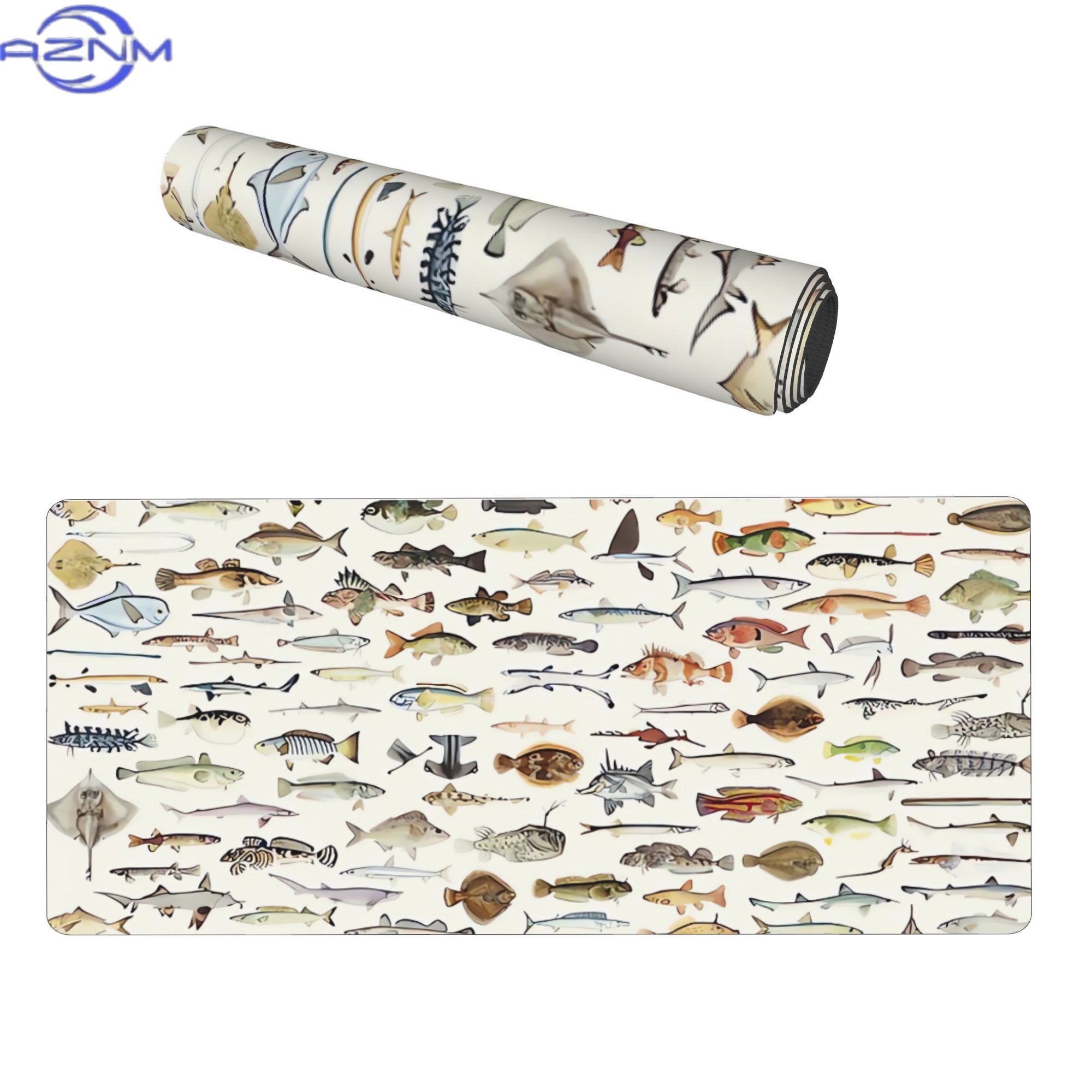 Fish Desk Mat for Mood Lightin - огляд і ціна Desk Setup Bedroom