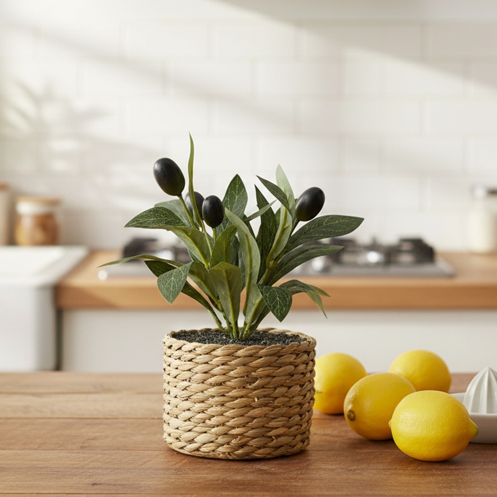 Artificial Plants Pocket Olive - огляд і ціна Desk Setup Plants