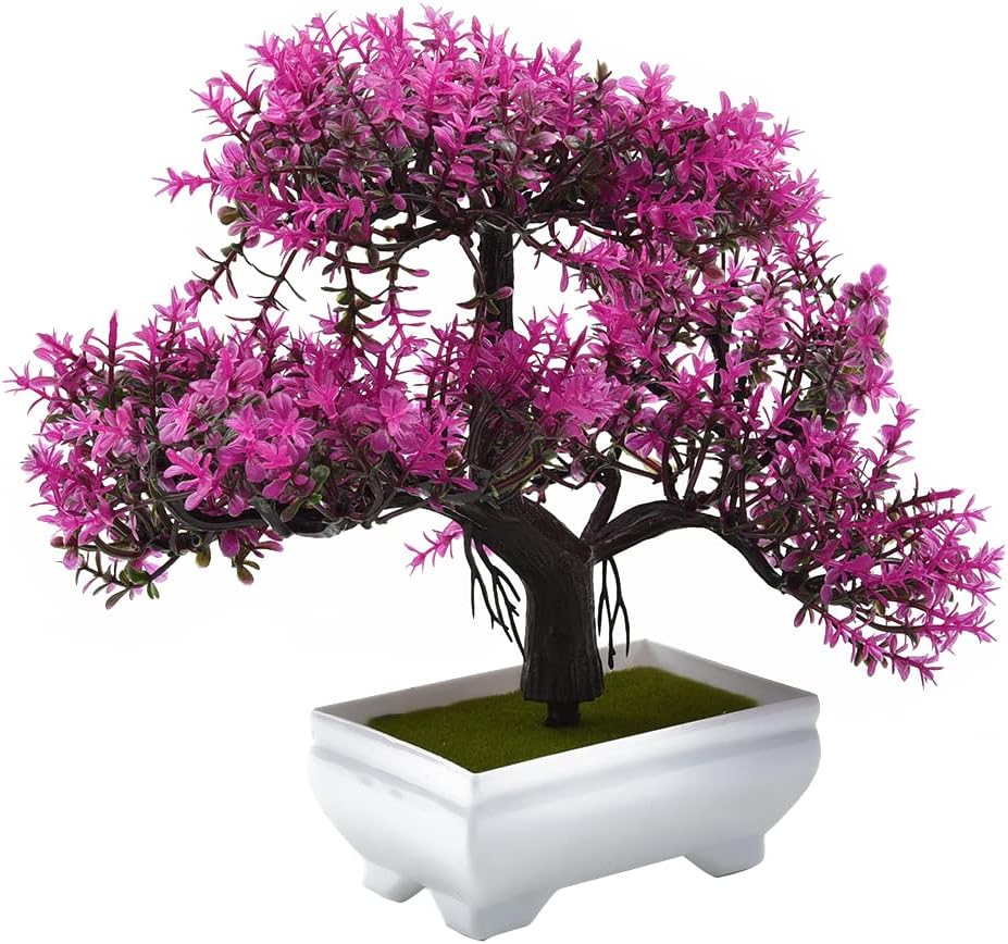 Artificial Plants Bonsai Fake  - огляд і ціна Desk Setup Plants
