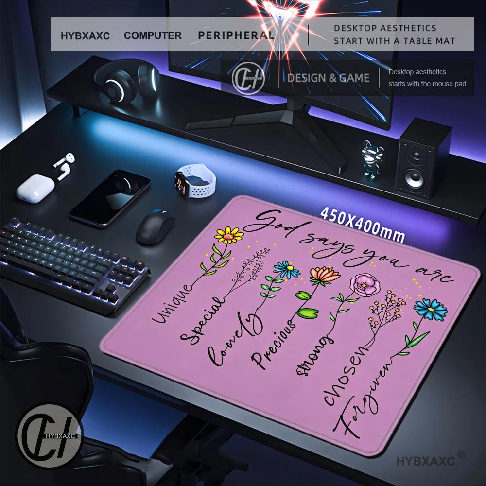 HYBXAXC Colorful Flower Quote  - огляд і ціна Desk Setup Small