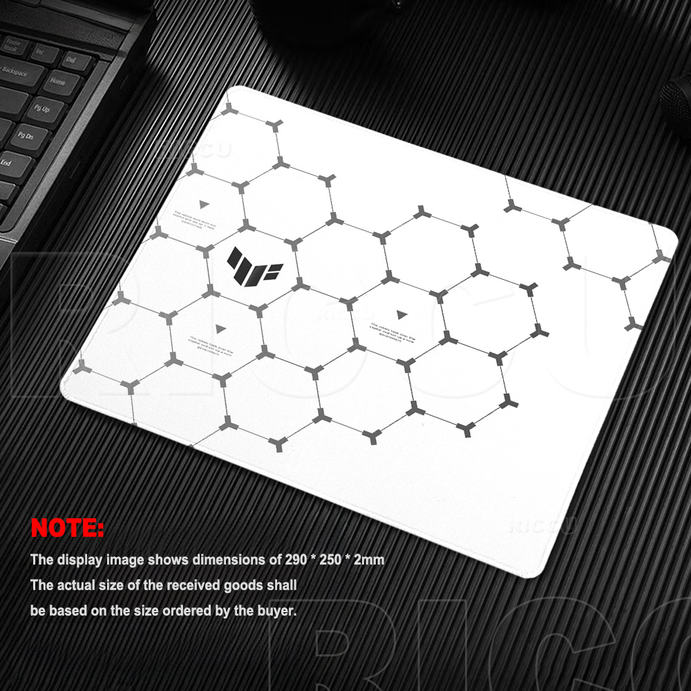 Hexagon TUF Gaming Mouse Pad R - огляд і ціна Desk Setup Black And White