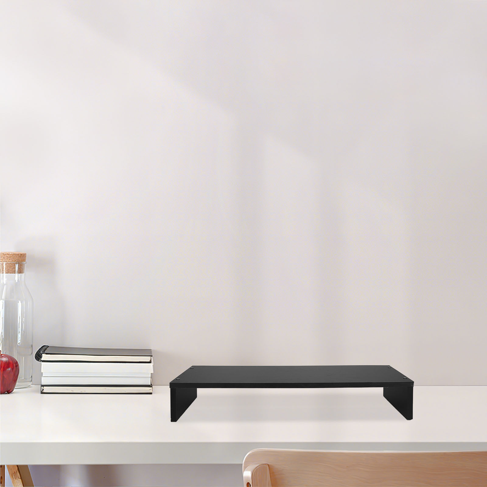 Elevate Your Setup Wooden Moni - огляд і ціна Desk Setup With Printer