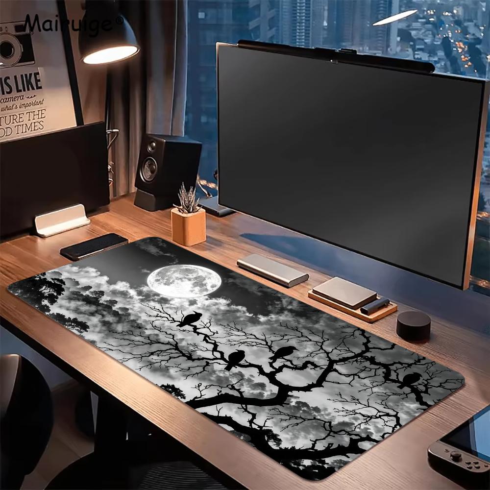 Grey Moonlit Night Large Mouse - огляд і ціна Desk Setup Grey
