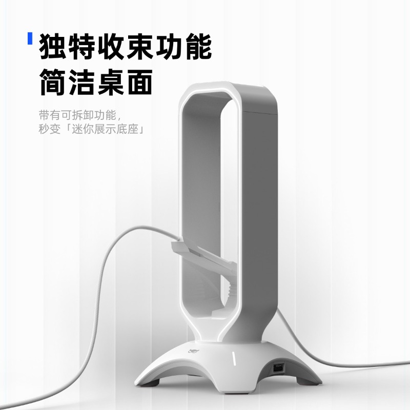 Waizowl RGB Headphone Stand Ga - огляд і ціна Desk Setup Usb Hub