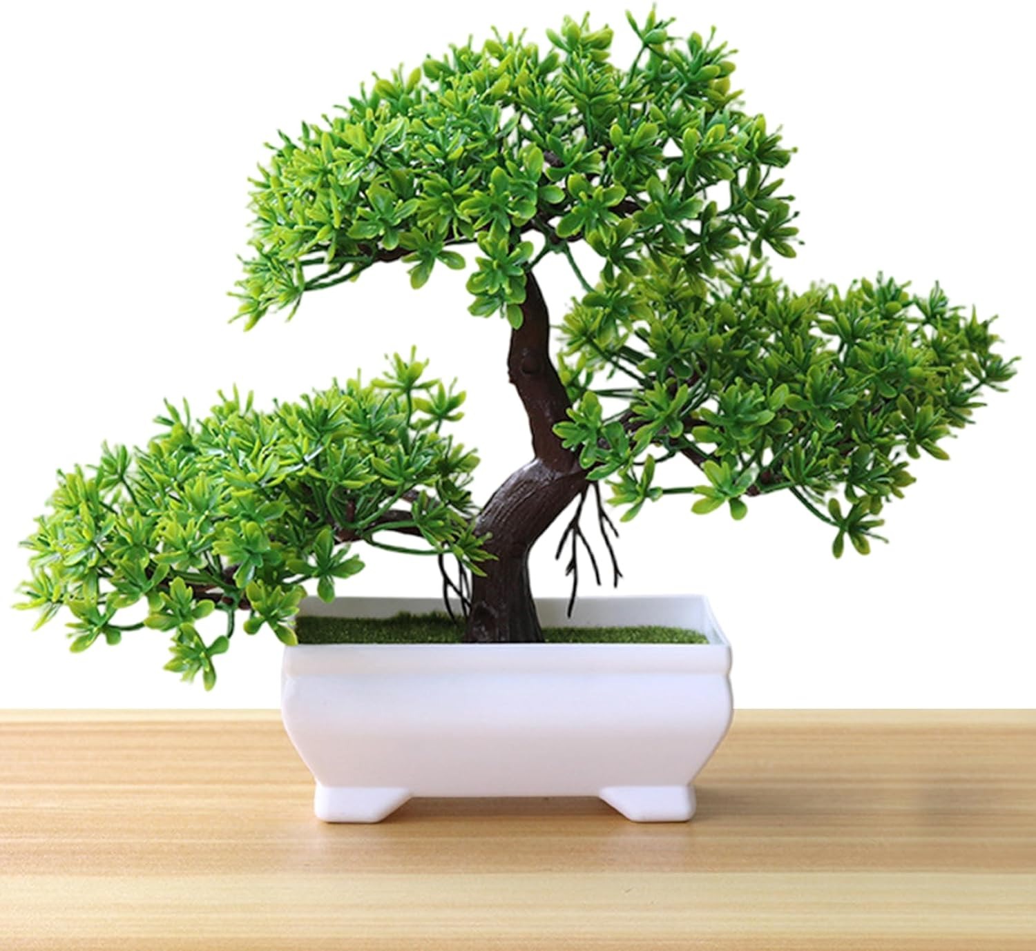 1/2Pcs Artificial Bonsai Tree  - огляд і ціна Desk Setup Plants